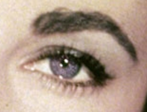 Liz Taylor's eye